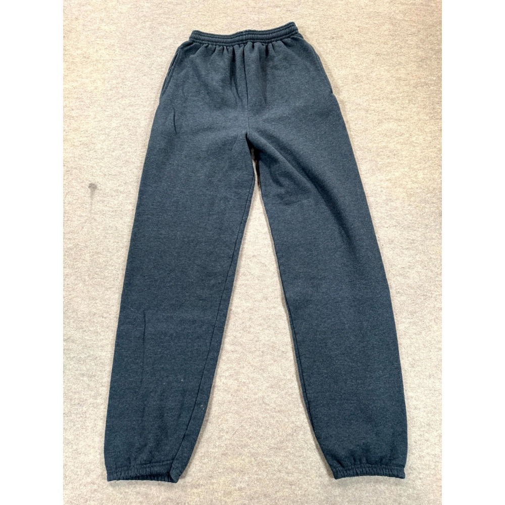 Hanes Premium Ecosmart Sweatpants Womens 21 Gray High Rise Tapered Leg Running